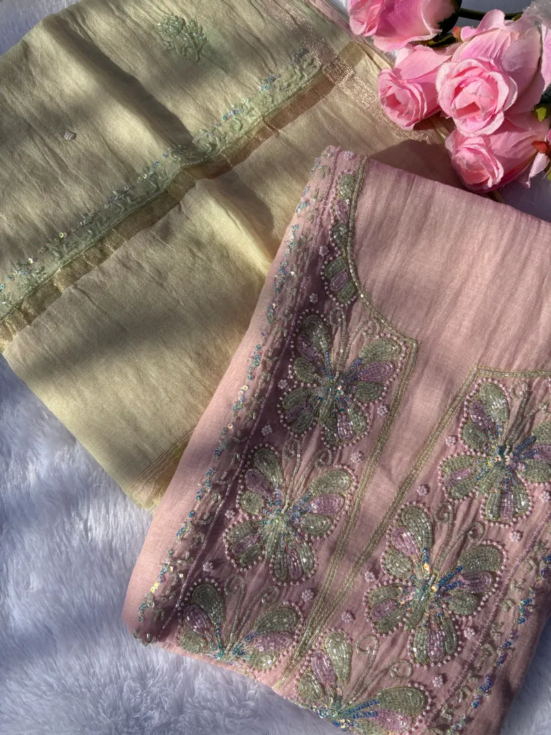 The Pearl Alaya hand-embroidered piece