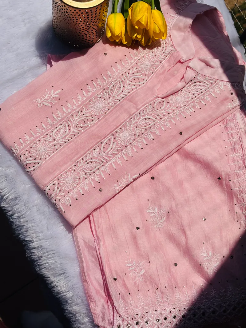 Kashish — Cotton Silk · Hand Embroidery
