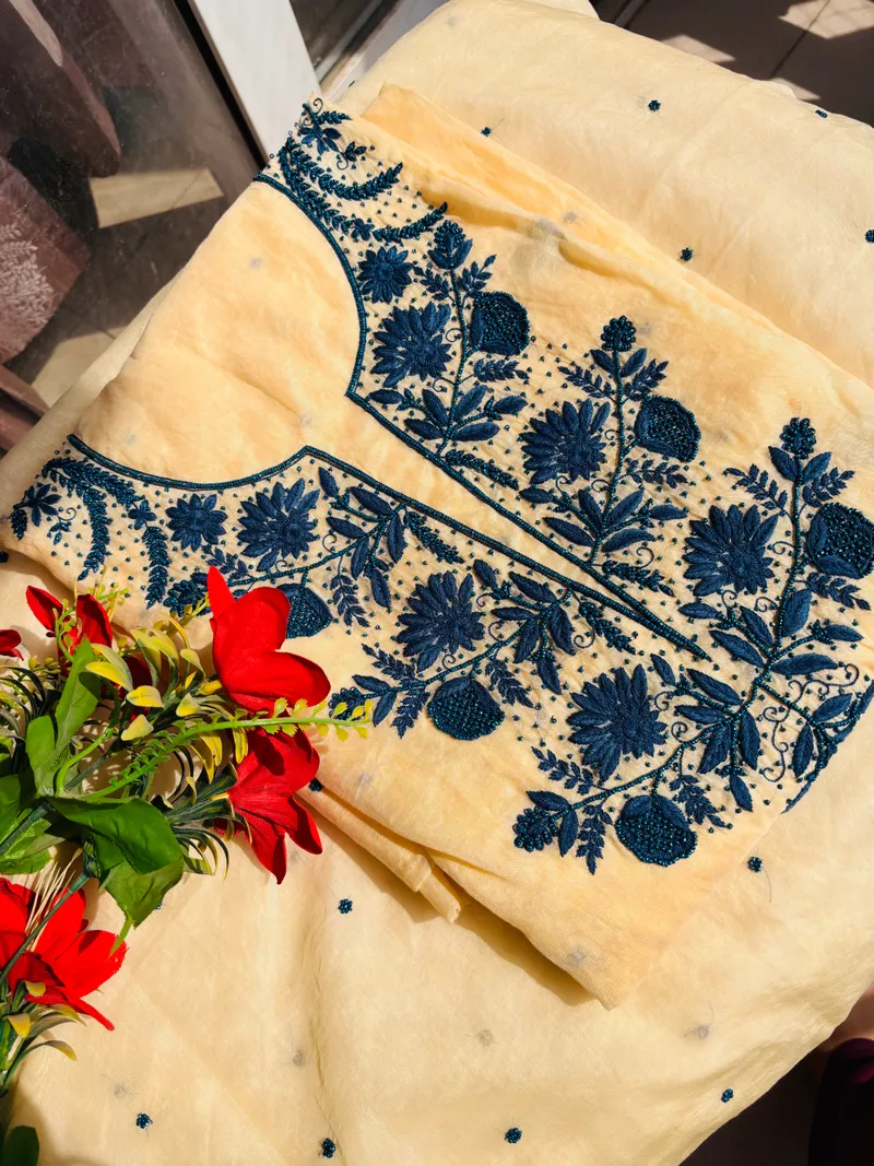 Anarkali — Cotton · Hand Chikankari