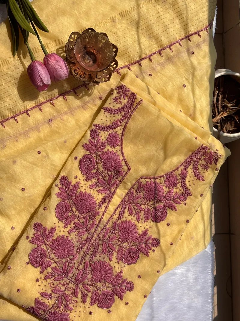 Nazneen — Silk · Hand Embroidery