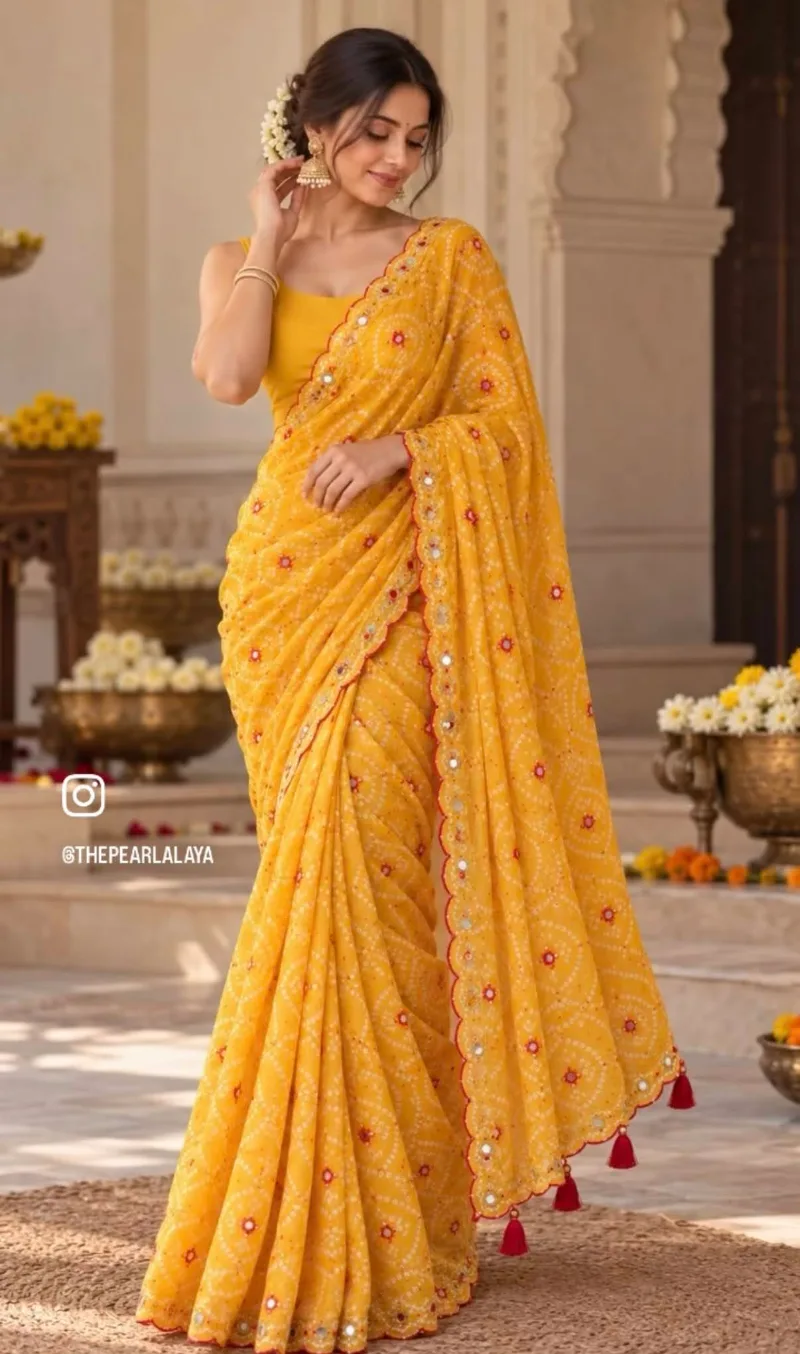 The Pearl Alaya hand-embroidered piece